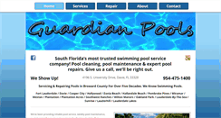 Desktop Screenshot of guardianpools.com